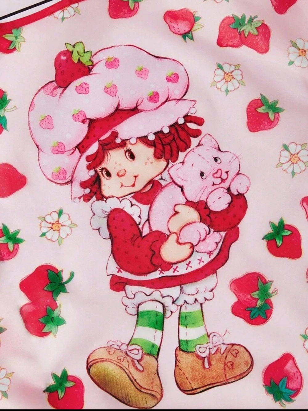 Pink/Red Strawberry Shortcake Tote Bag NEW 🏷️ - Picture 3 of 4
